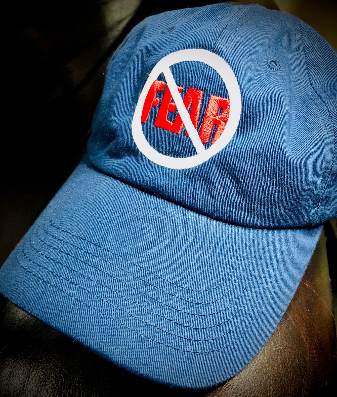 No Fear Dad Hat Unisex Cotton Hat Adjustable Baseball Cap 